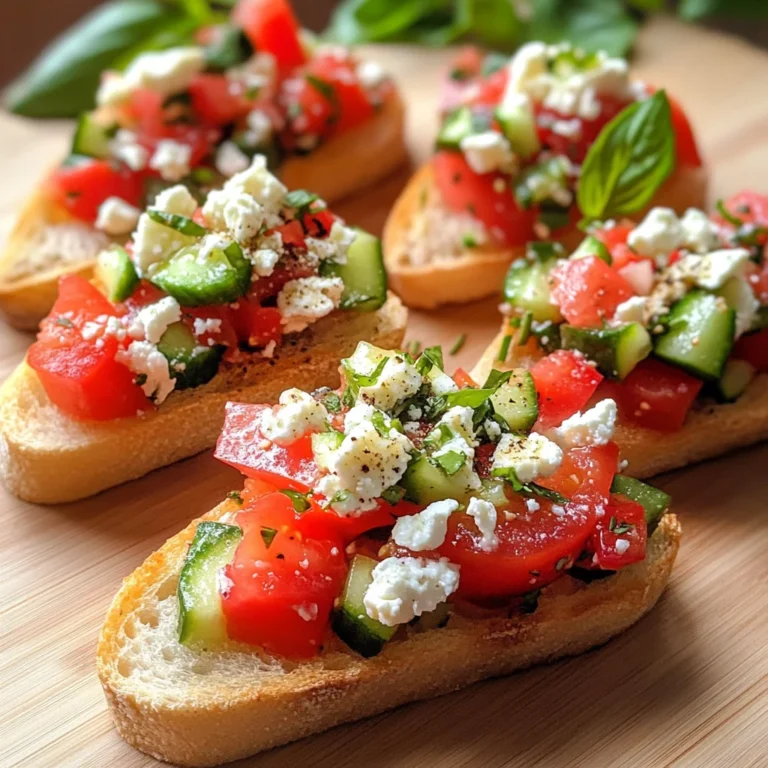 Garden Fresh Mediterranean Bruschetta