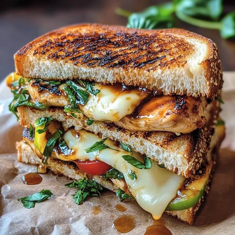 Grilled Balsamic Vinaigrette Sandwich Melt: A Flavorful Delight