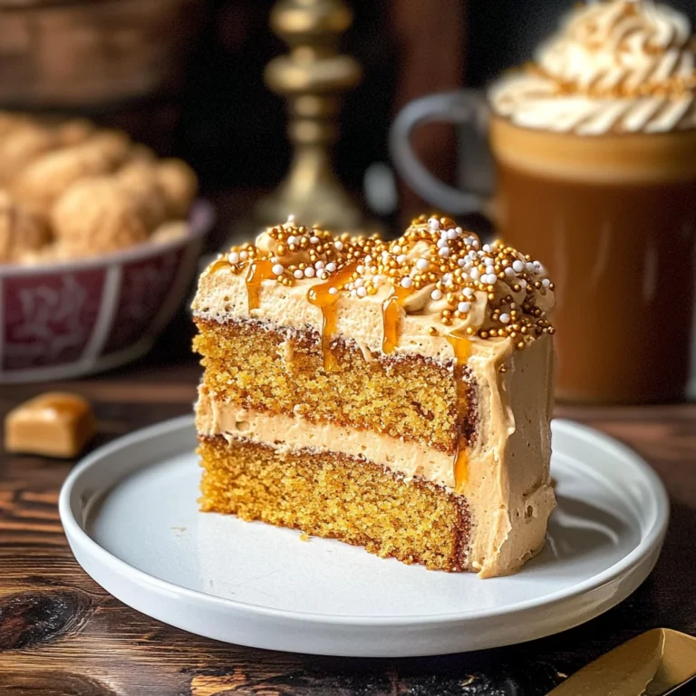 Harry Potter Butterbeer Cake