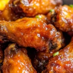 Hot Honey Peach Wings