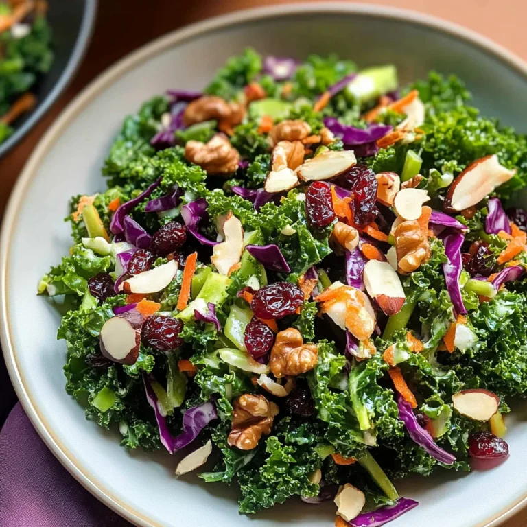 Kale Salad with Cranberries