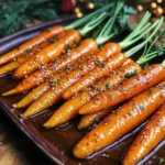 Maple Mustard Roasted Carrots