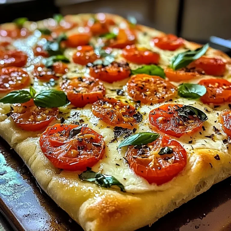 Margherita Focaccia Bread: Experience Simple Perfection!