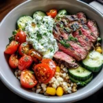 Mediterranean Steak Bowl Recipe