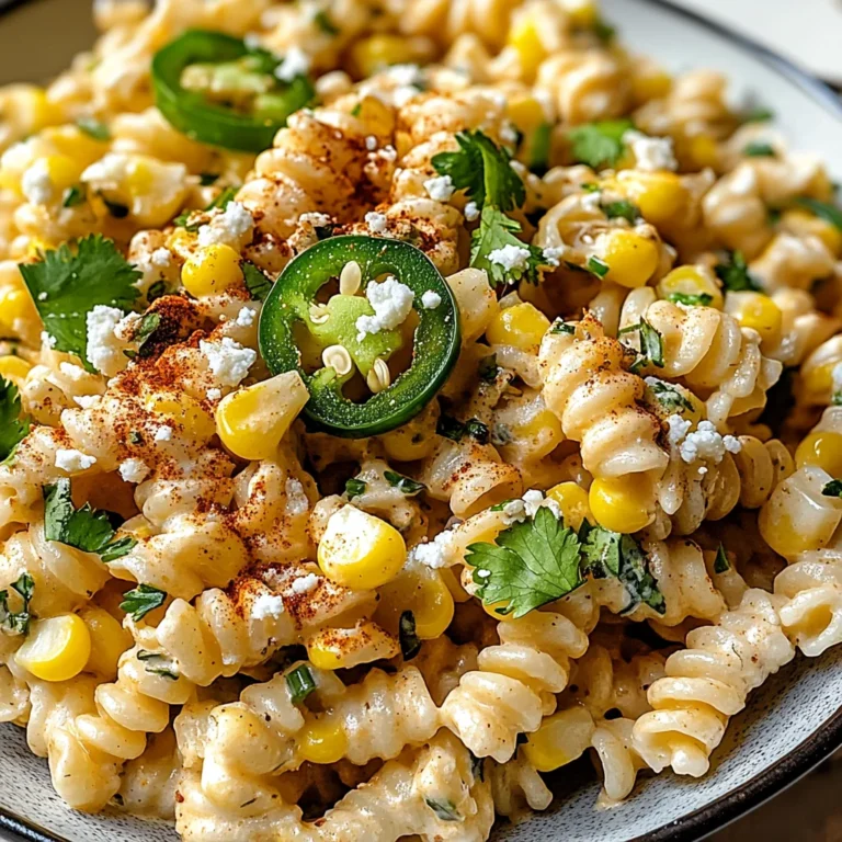 Mexican Street Corn Pasta Salad Recipe