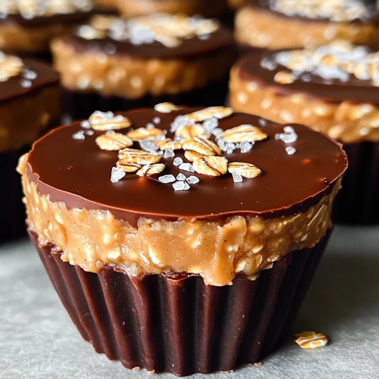 No-Bake Peanut Butter Oat Cups Recipe