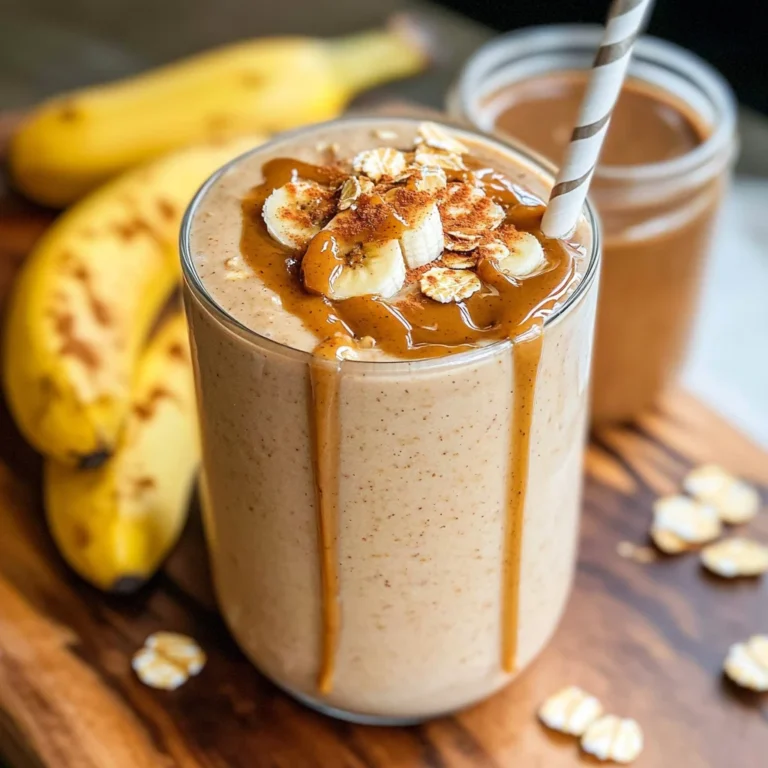 Peanut Butter Oatmeal Smoothie