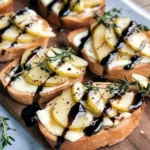 Pear and Brie Crostini