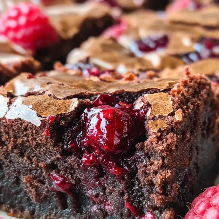 Raspberry Brownies