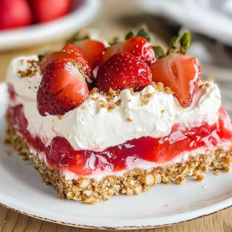 Recipe for Strawberry Pretzel Salad