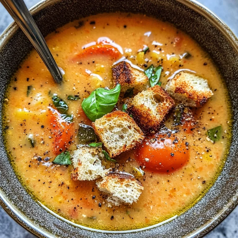 Roasted Tomato Basil Soup