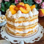Russian Peach Cake Recipe (video)