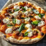 Sausage Ricotta Honey Hot Pizza: A Sweet and Savory Slice of Comfort