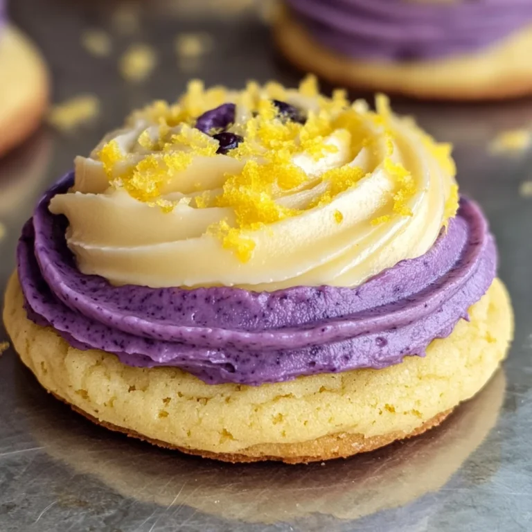 Soft Lemon Blueberry Cookies