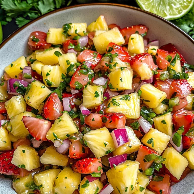 Strawberry Pineapple Salsa