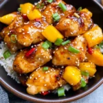 Sweet & Savory Asian Mango Glazed Chicken