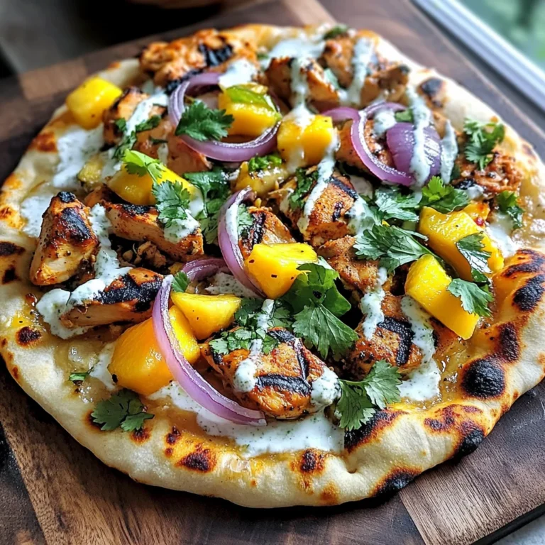 Tandoori Chicken Naan Pizza: A Flavorful Twist on Tradition