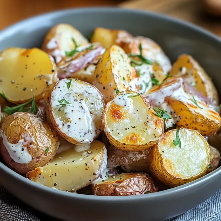 creamy roasted ranch potato salad