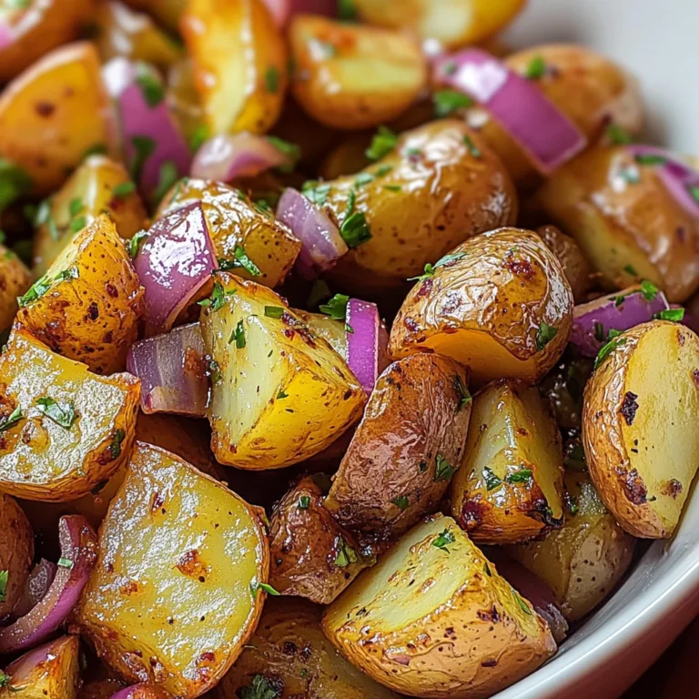 honey mustard roasted potato salad