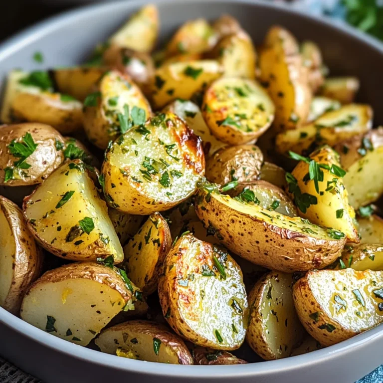 roasted lemon herb potato salad