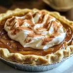Apple Butter Pie with Cinnamon Whipped Cream — Classic Apple Butter Apple Pie delight