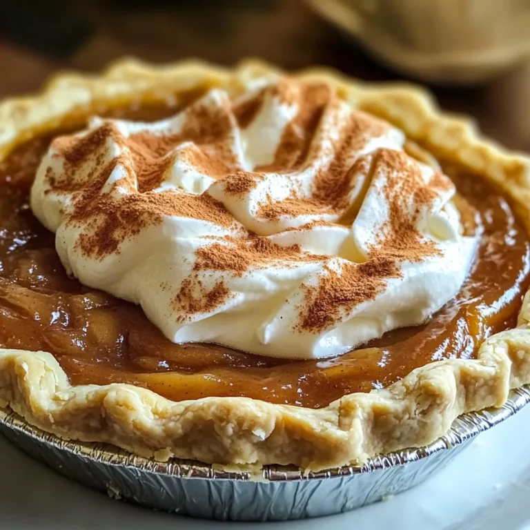 Apple Butter Pie with Cinnamon Whipped Cream — Classic Apple Butter Apple Pie delight