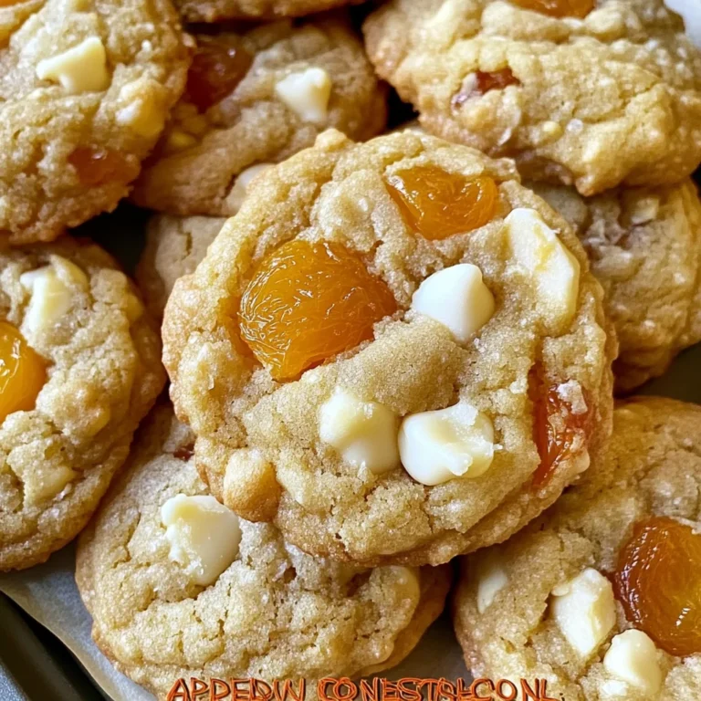 Apricot White Chocolate Cookies