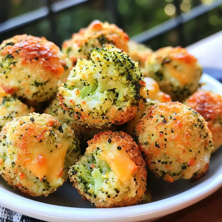 Baked Broccoli Cheese Balls