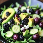 Blackberry, Avocado, and Arugula Salad
