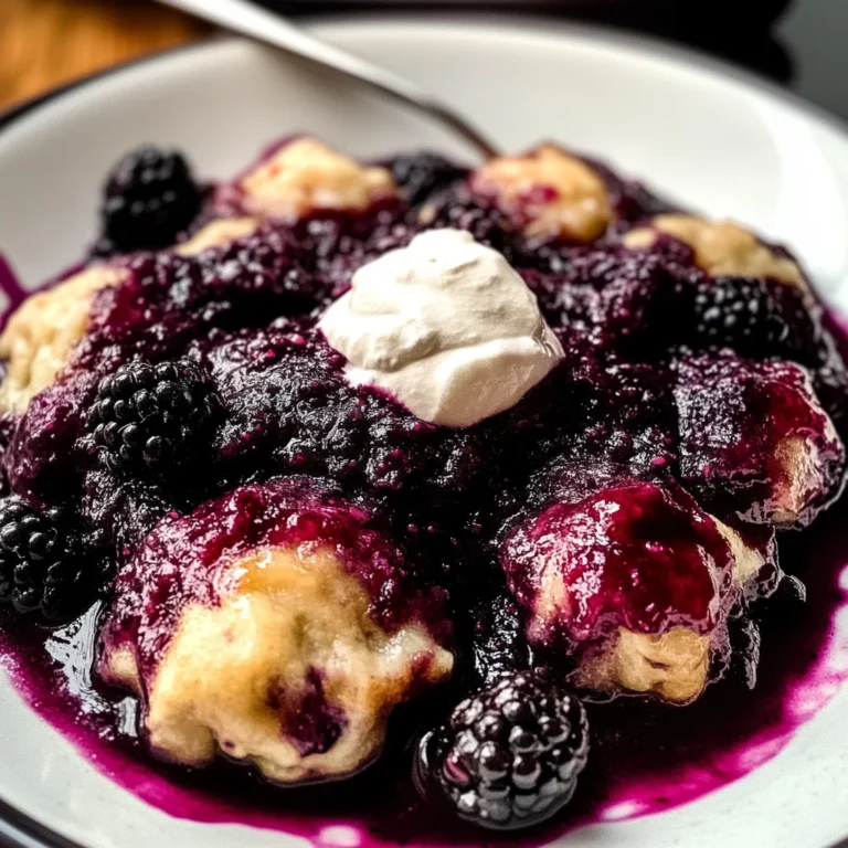 Blackberry Dumplings Recipe