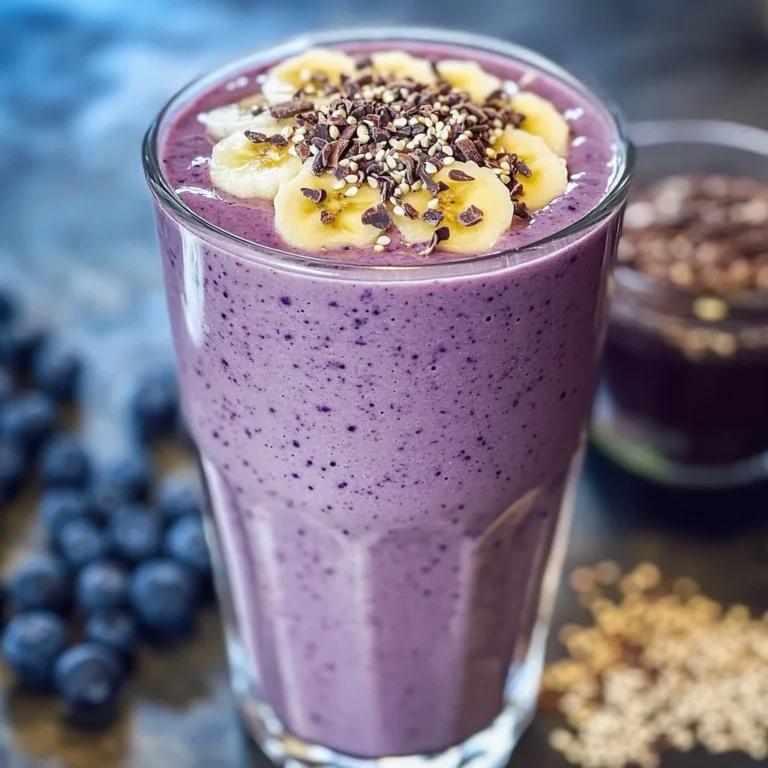 Blueberry Banana Smoothie