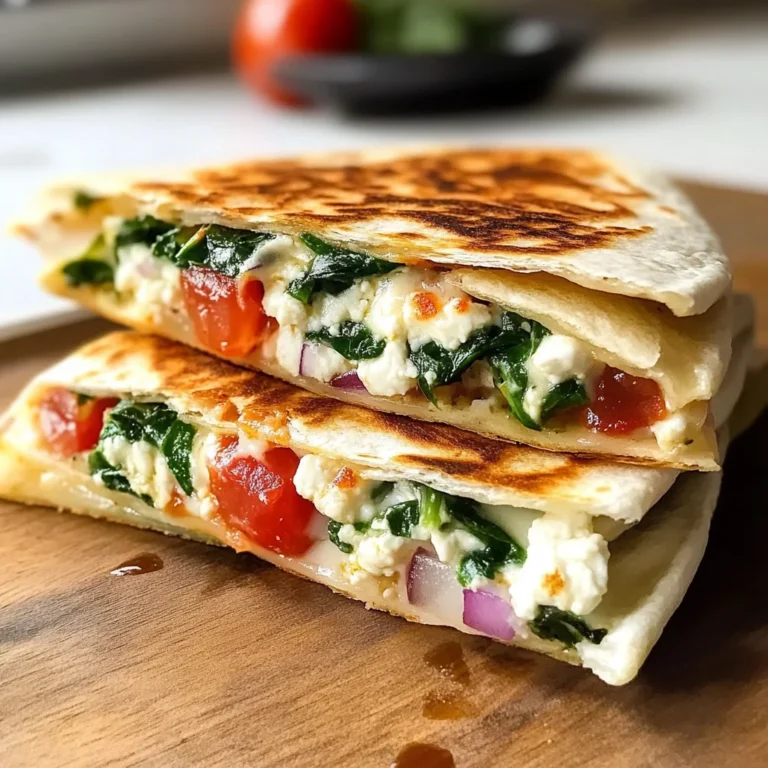 Cheesy Mediterranean Quesadilla