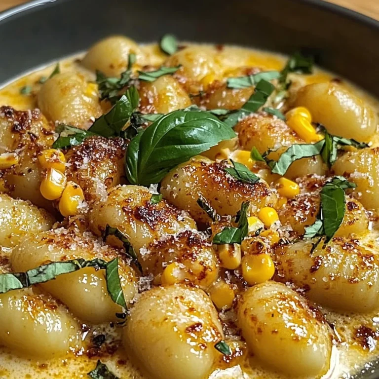 Creamy Summer Corn Gnocchi