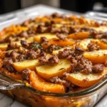 Fall Sweet Potato and Sausage Casserole