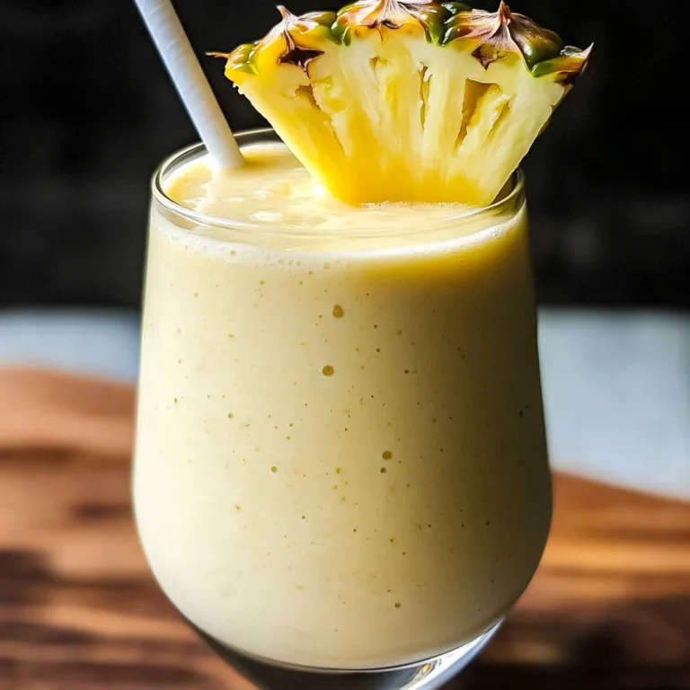 Healthy Pineapple Smoothie Recipe
