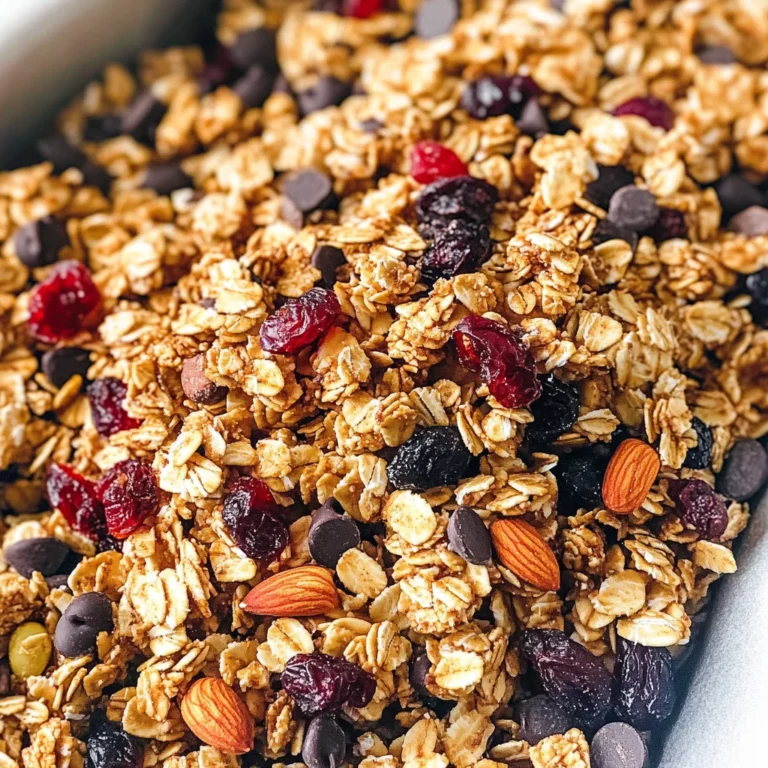 Homemade Maple Cinnamon Granola