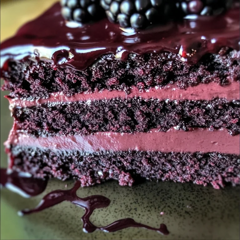 How to Make a Decadent Blackberry Velvet Gothic Cake at Home