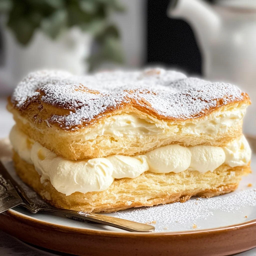 Karpatka (Polish Carpathian Cream Cake Recipe)