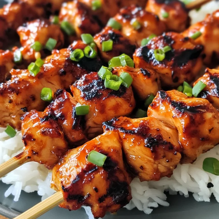 Korean Chicken Skewers