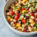 Lemon Basil Three Bean Salad