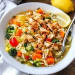 Lemon Chicken Orzo Soup