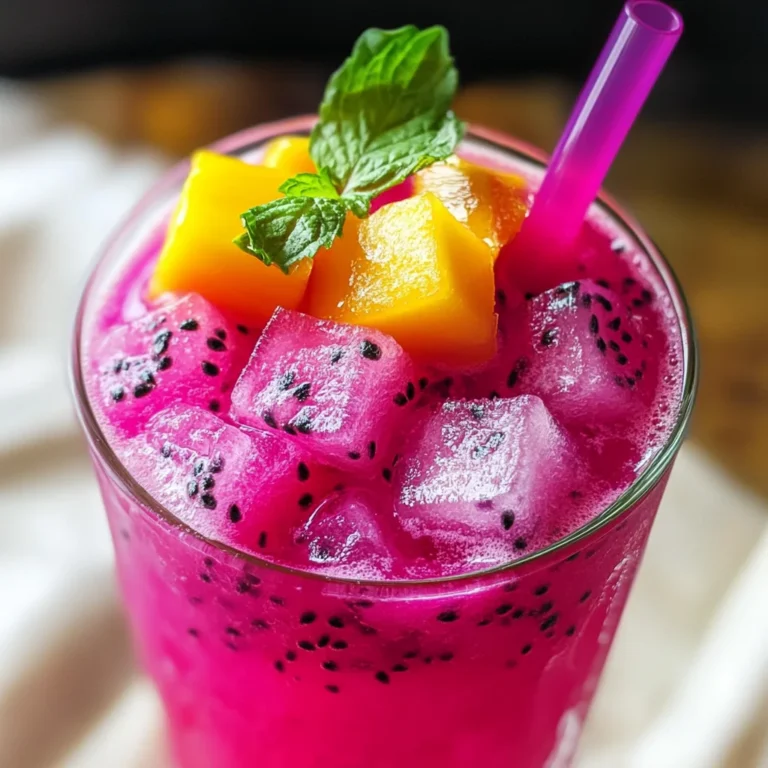 Mango Dragon Fruit Refresher