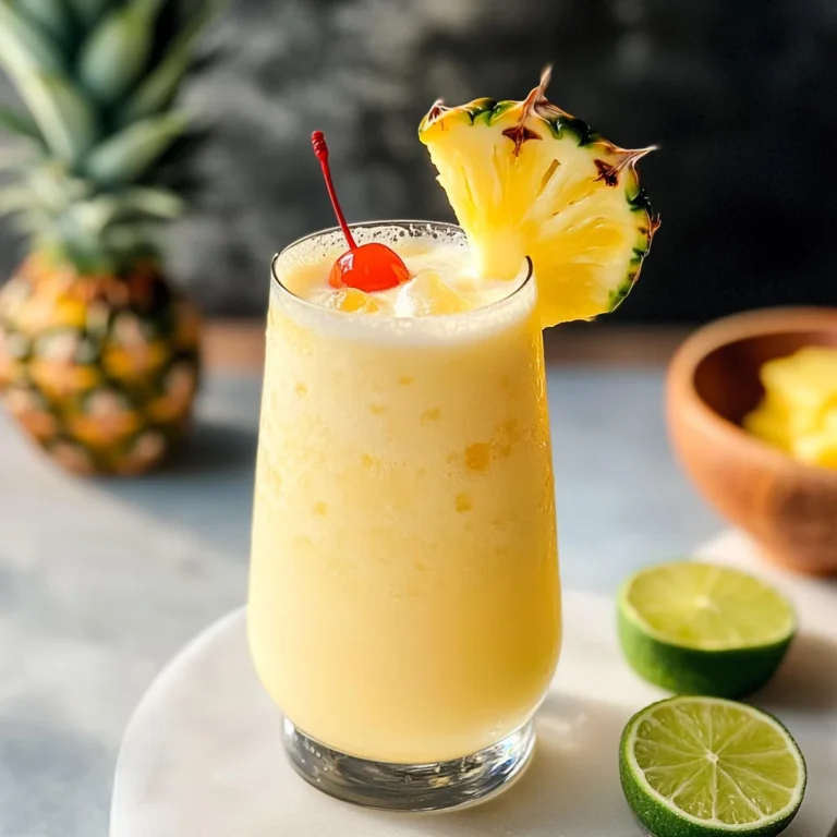 Non Alcoholic Piña Colada Punch
