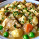 One Pot Gnocchi Chicken Pot Pie