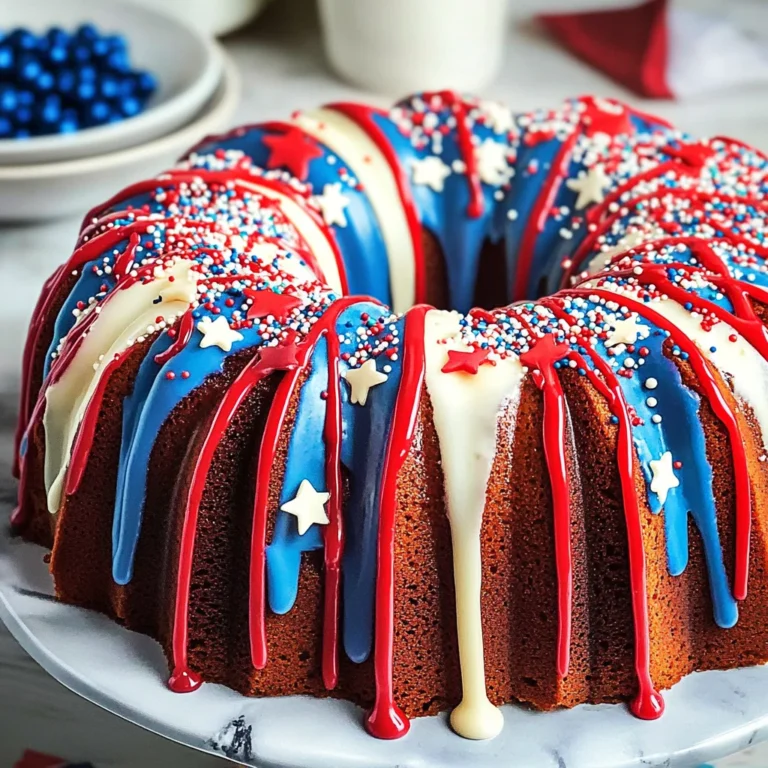 Patriotic Bundt Cake