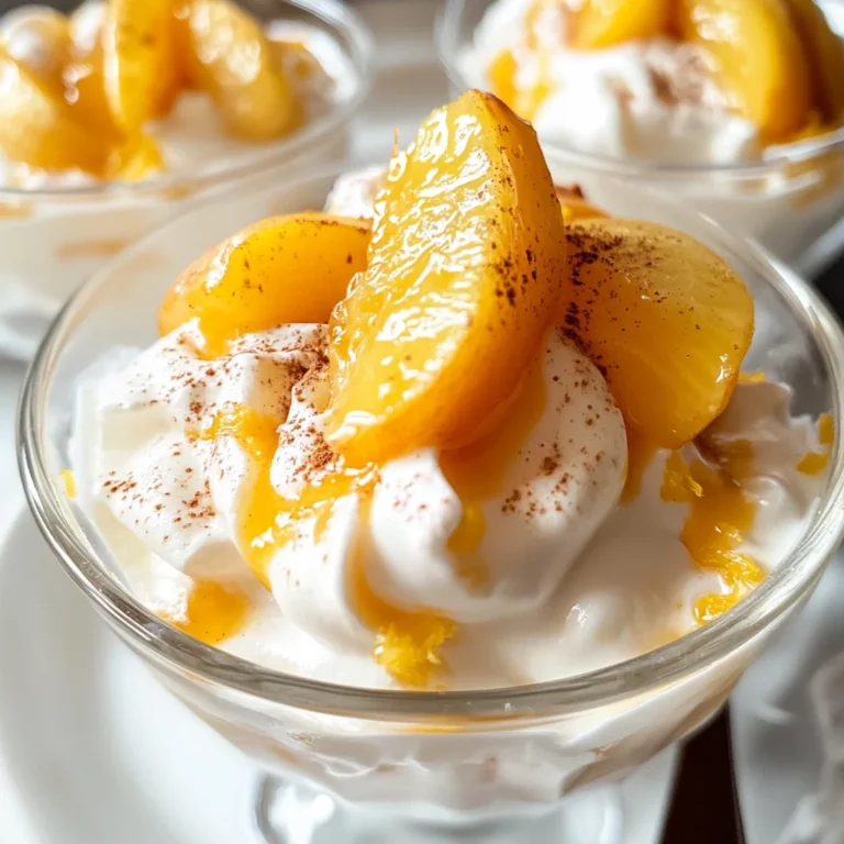 Peaches and Cream Recipe