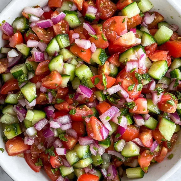 Persian Shirazi Salad