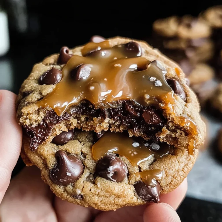 Salted Caramel Chocolate Chip Cookies