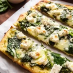 Spinach And Feta Flatbread Pizza