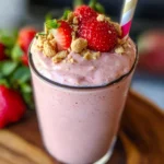 Strawberry Peanut Butter Smoothie